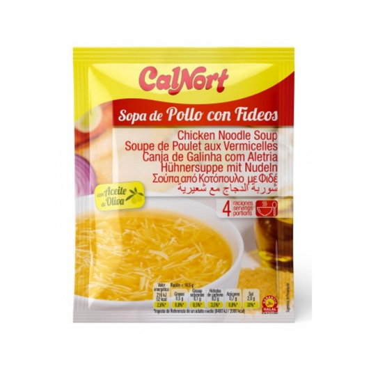 CALNORT SOPA DE POLLO CON FIDEOS 66GS