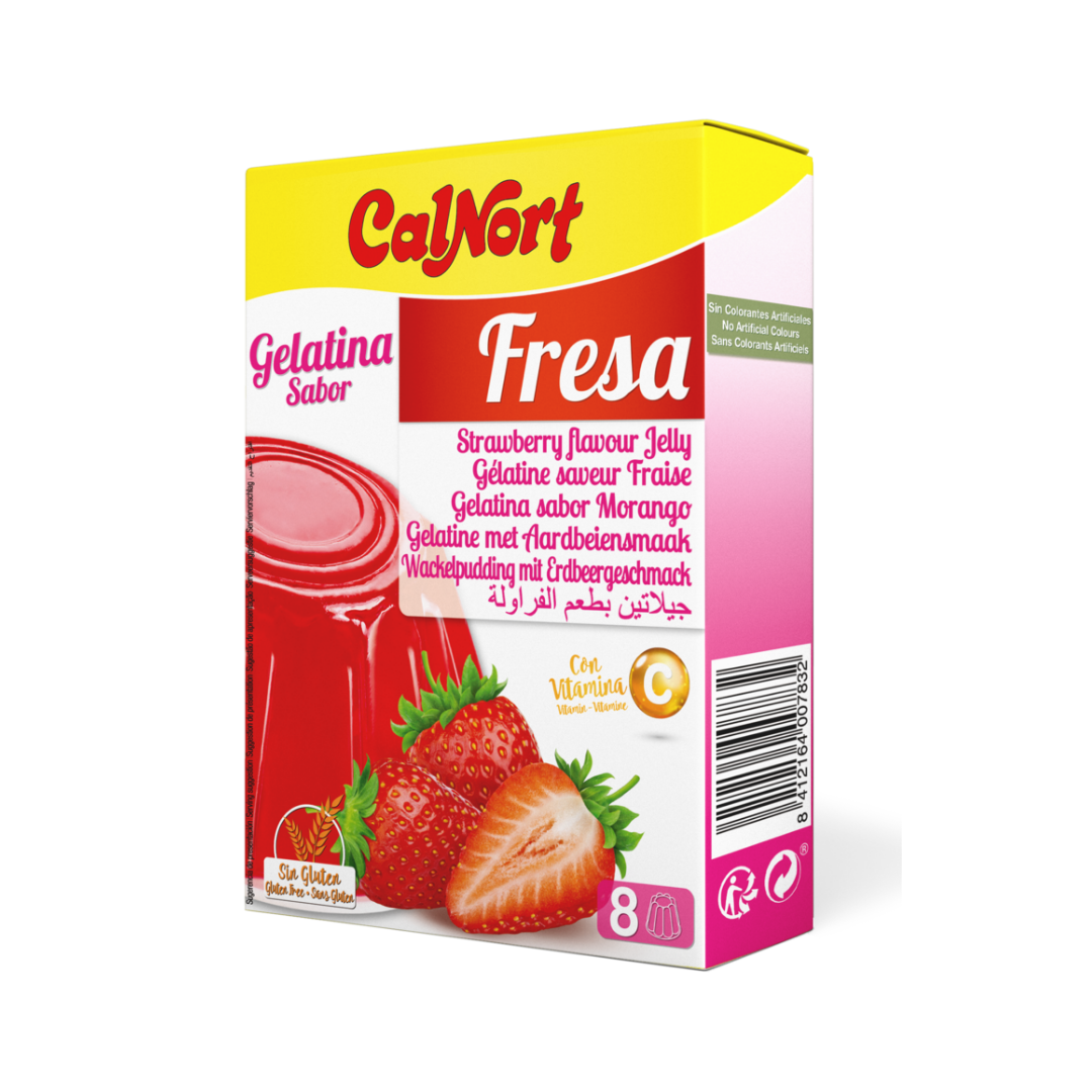 CALNORT GELATINA FRESA 2*85GRS