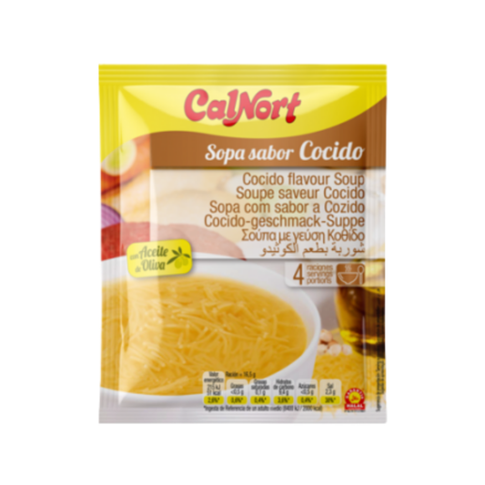 CALNORT SOPA DE COCIDO CON FIDEOS 66G