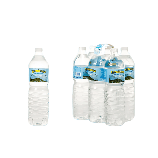 PACK DE 6 BOTELLA 1.5L AGUA FUENTEVERA