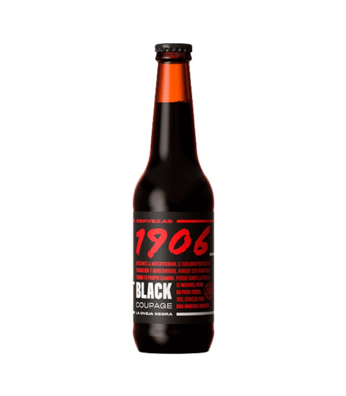 CERVEZA 1906 BLACK 33CL