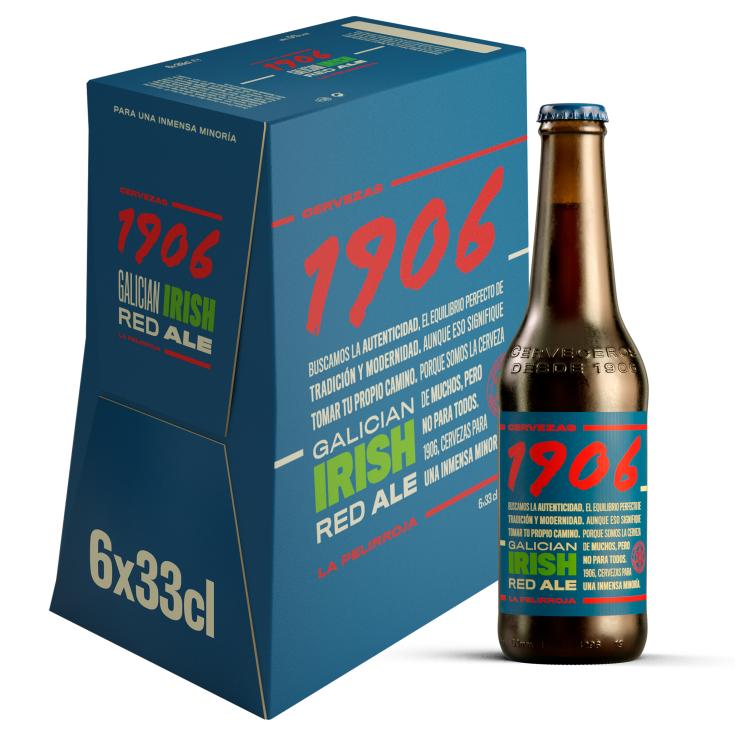 CERVEZA 1906 IRISH BOT 33CL PACK-6