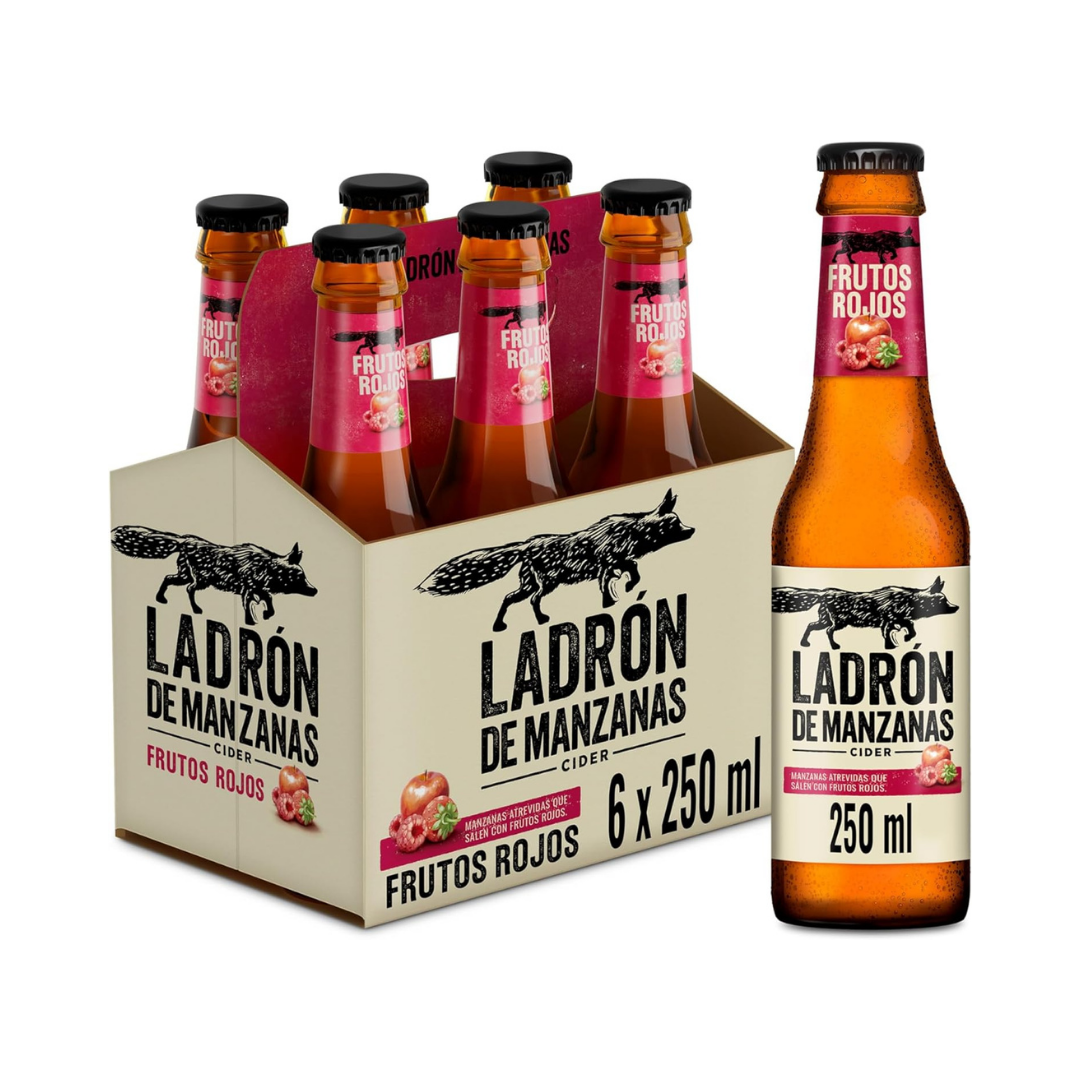 PACK DE 6 BOTELLA LADRON DE MANZANA 25CL