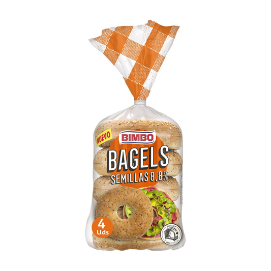 BIMBO BAGELS SEMILLAS 4UDS