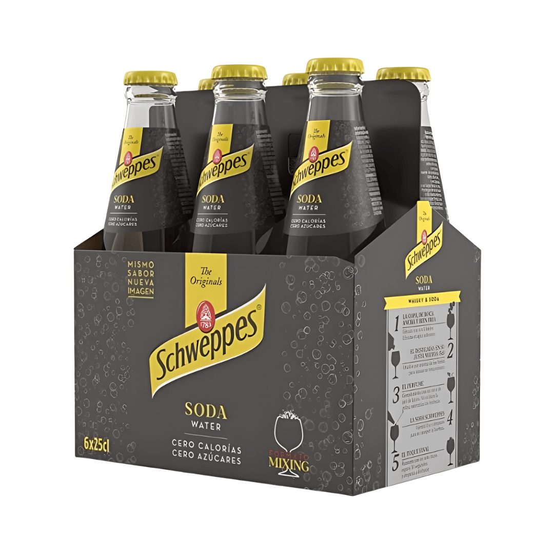 SODA SCHWEPPES BOT.PACK6X25CL