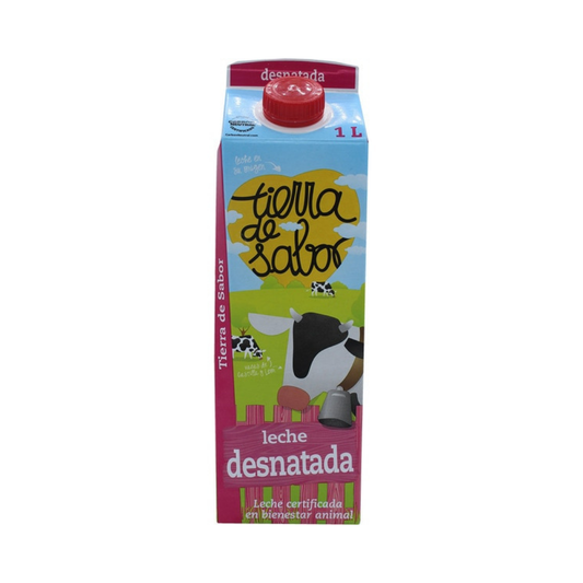 LECHE DESNATADA TIERRA DE SABOR