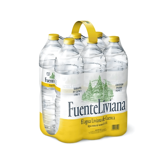 AGUA MINERAL NATURAL 6*2L FUENTELIVIANA