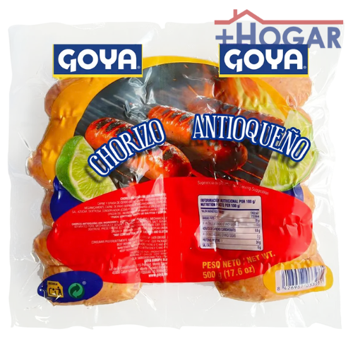 8426967033981  CHORIZO ANTIOQUEÑO GOYA 500G