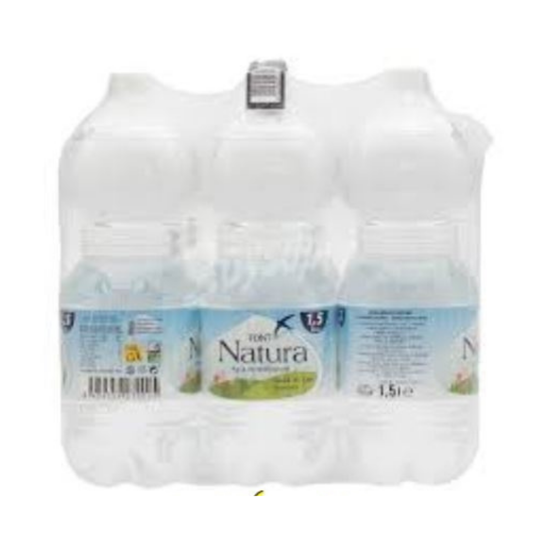 AGUA SIN GAS FONT NATURA 6X1.5L