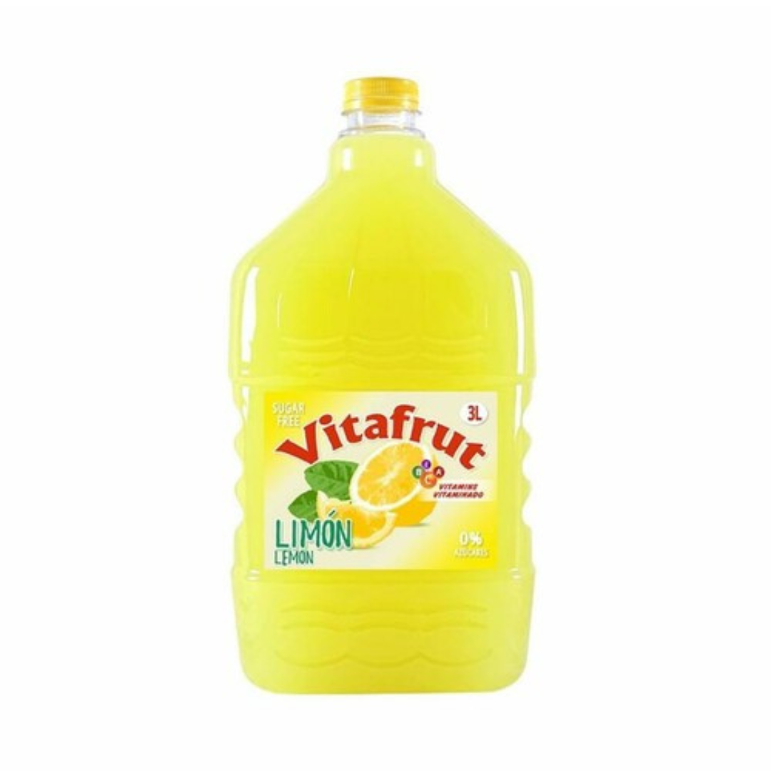 BEBIDA REFRESCANTE VITAMINADO VITAFRUT LIMON S/A 3L