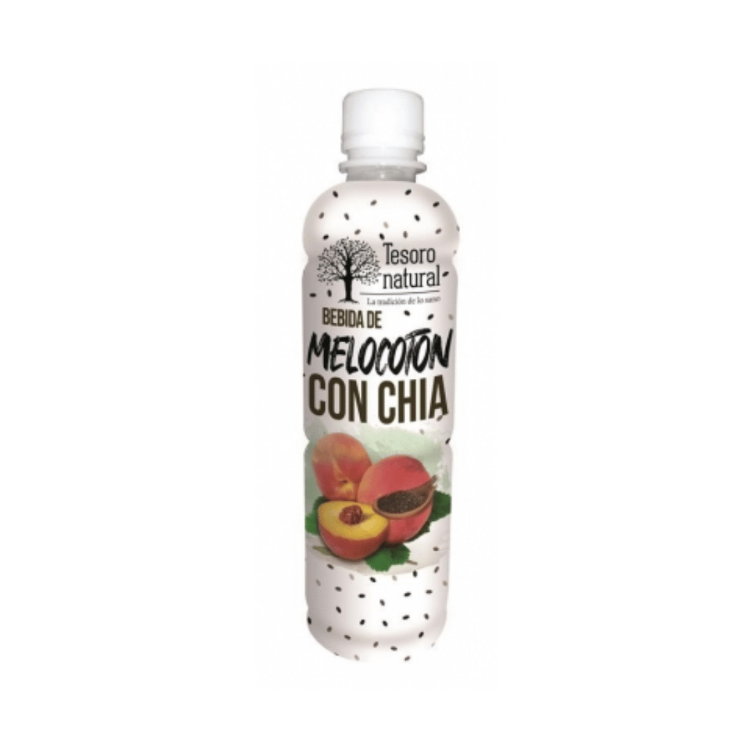 BEBIDA DE MELOCOTON CON CHIA 450ML