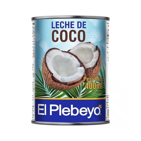 LECHE DE COCO EL PLEBEYO 400ML