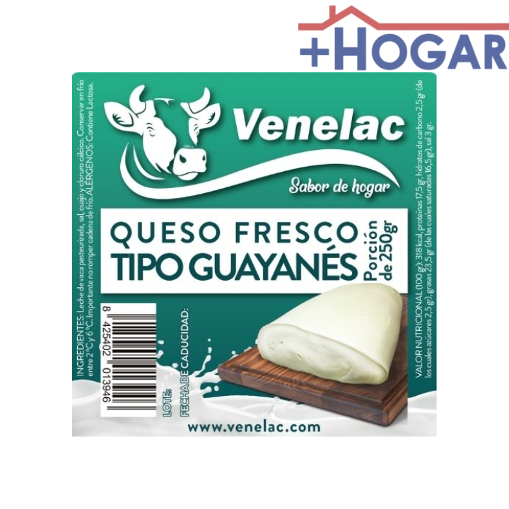 8436618180582  QUESO GUAYANES 250GRS