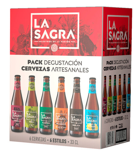 CAJA DEGUSTACION CERVEZA LA SAGRA 6UDS.