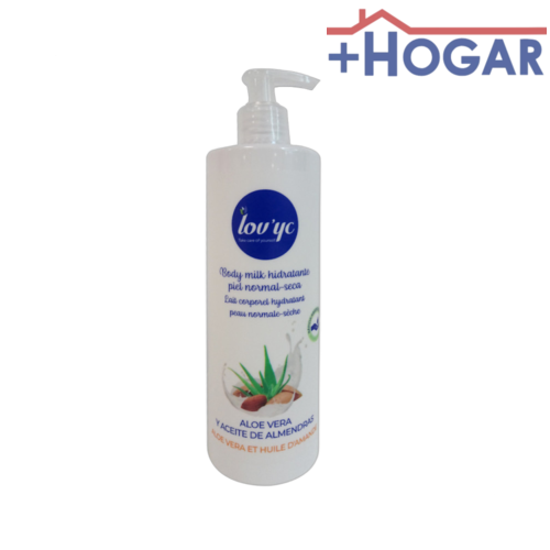 8437021720310   LOVYC BODY MILK 400ML.ALOE VERA Y ACEITE ALMENDRAS P.SECA