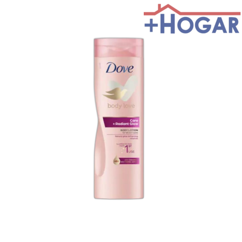 8720181158872   DOVE BODY LOTION 400 ML CARE+RADIANT GLOW
