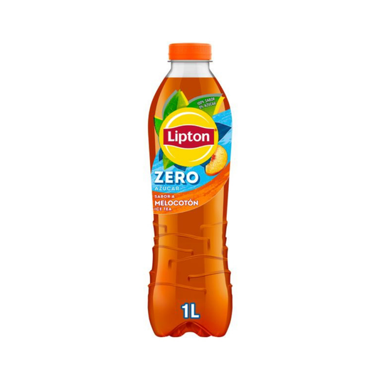 LIPTON TE MELOCOTON ZERO AZUCAR 1L