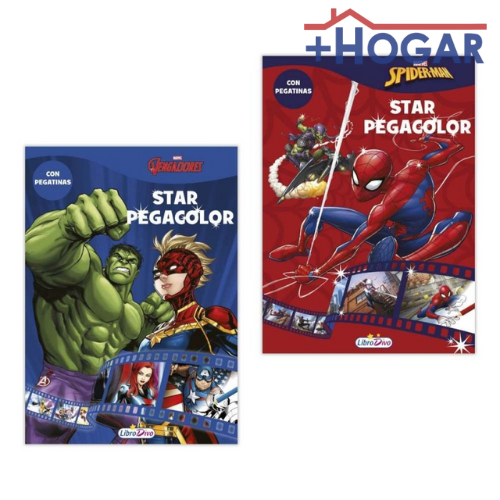 9788491206620  SPIDERMAN & LOS VENGADORES - STAR PEGACOLOR