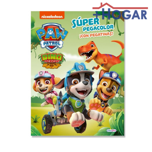 9788491207269  PATRULLA CANINA DINO RESCUE SUPER PEGACOLOR