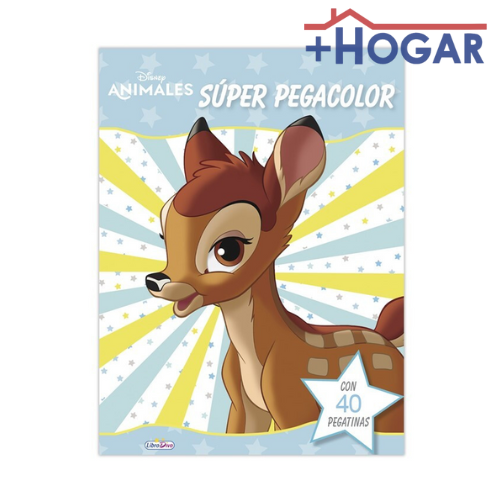 9788491207573  ANIMALES DISNEY SUPER PEGACOLOR